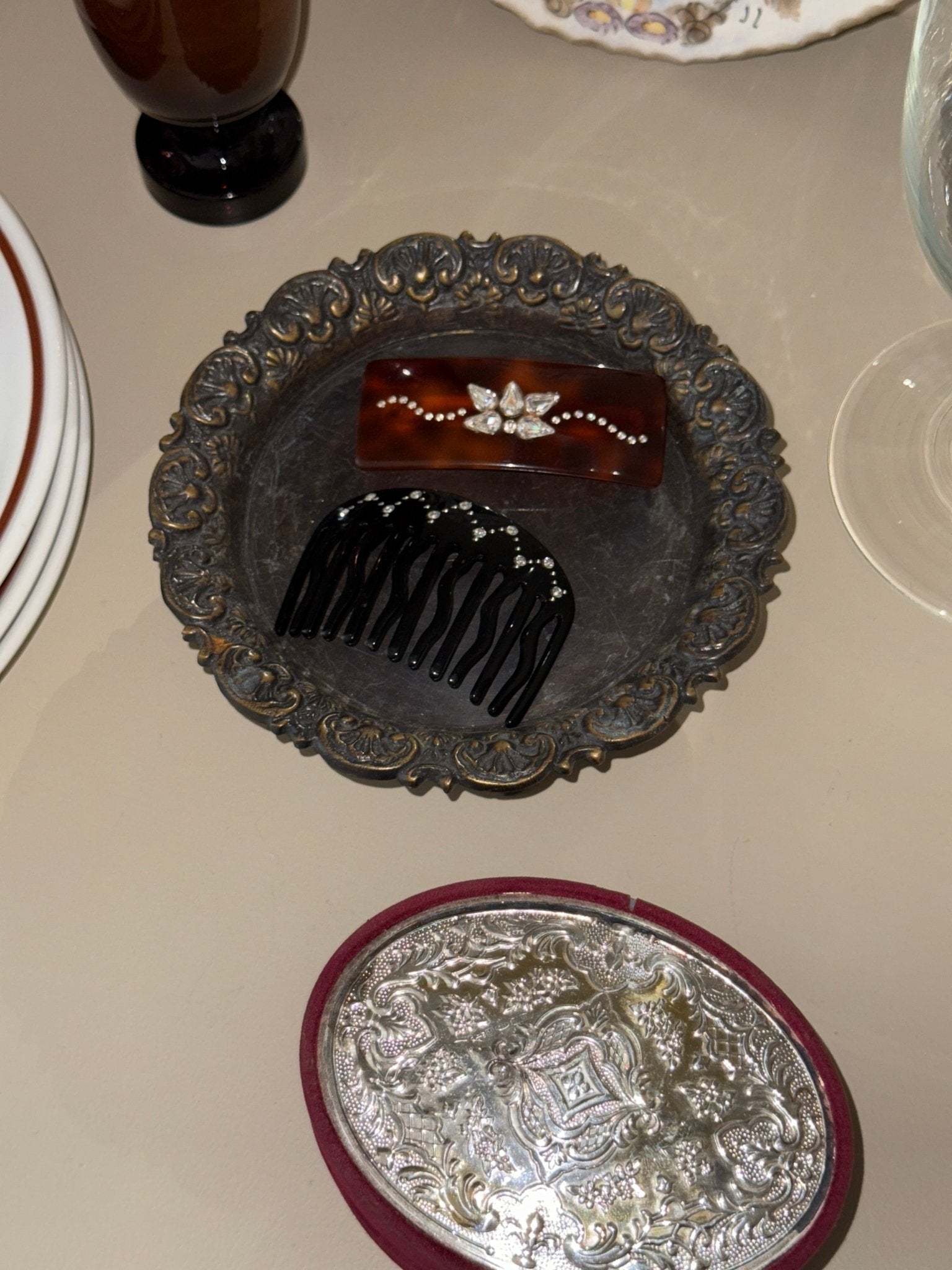 Antique tray - NEROLI