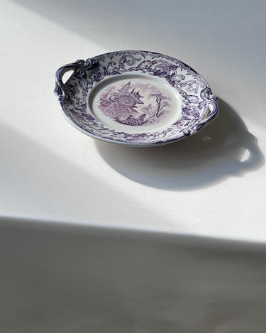 Antique violet dish - NEROLI