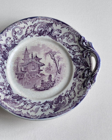 Antique violet dish - NEROLI