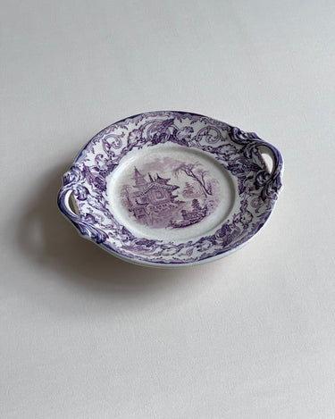 Antique violet dish - NEROLI