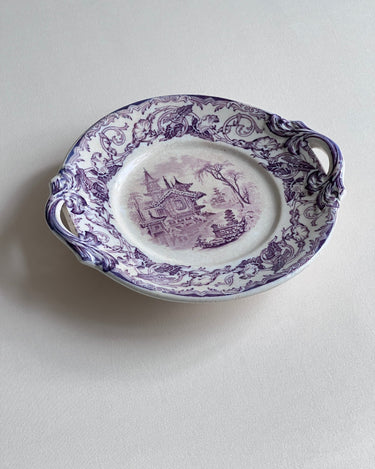 Antique violet dish - NEROLI