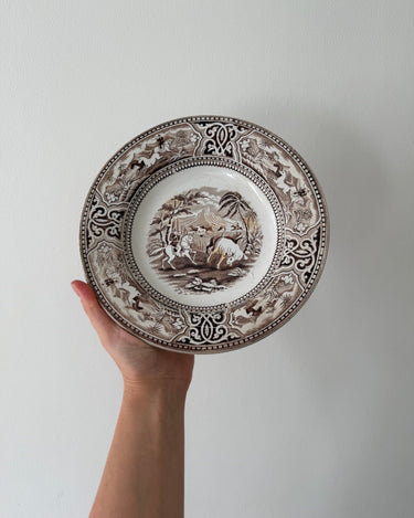 Antique wall plate - NEROLI