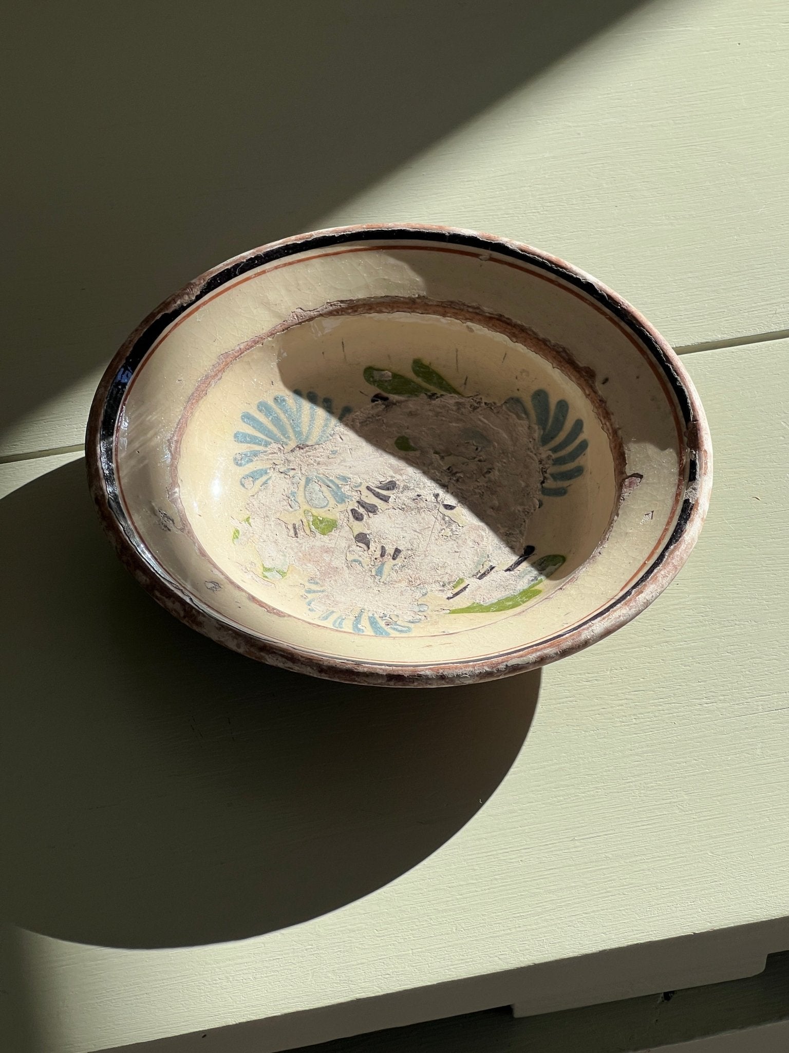 Antique wall plate - NEROLI