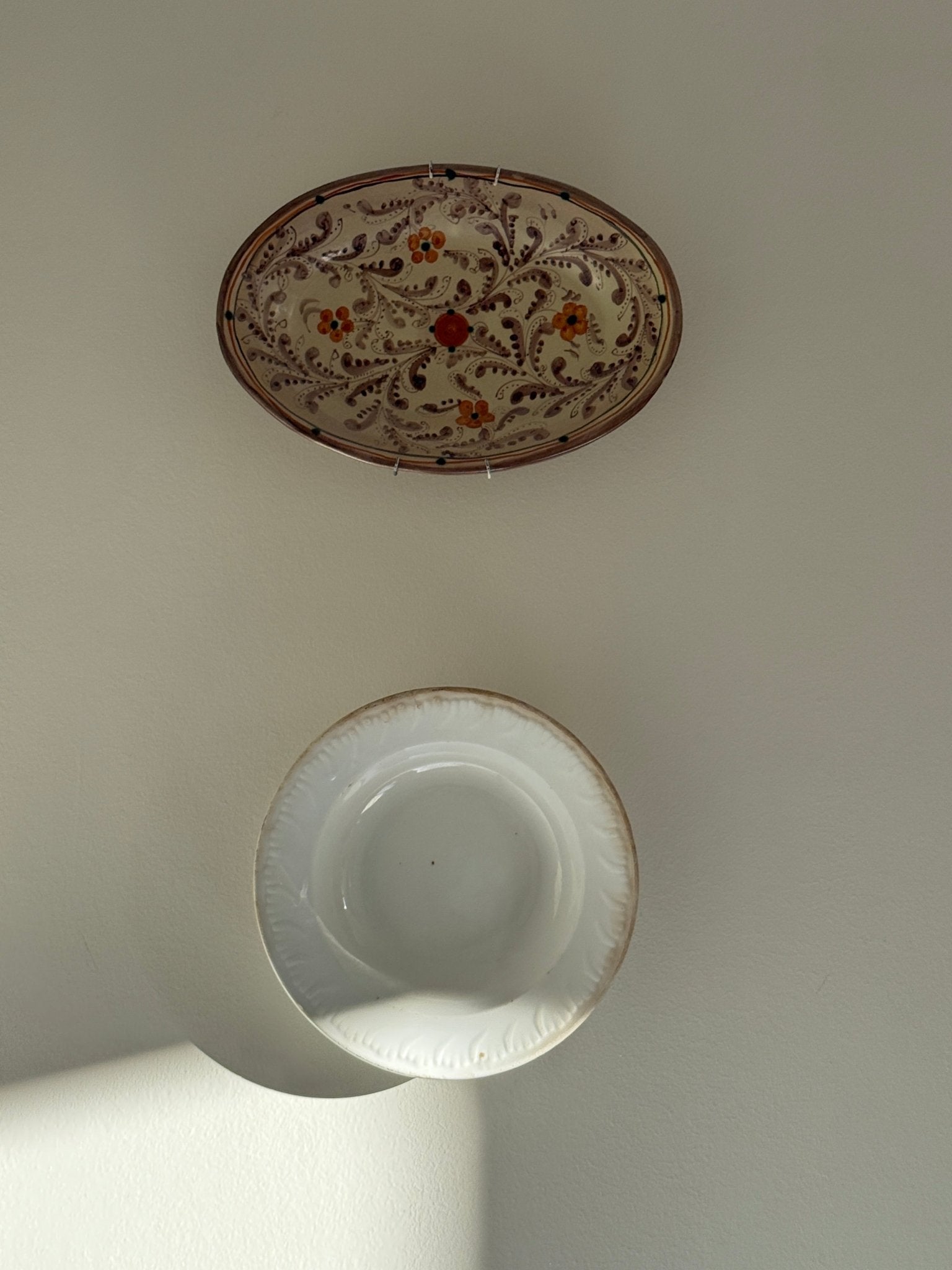 Antique wall plate - NEROLI