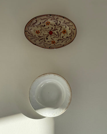Antique wall plate - NEROLI