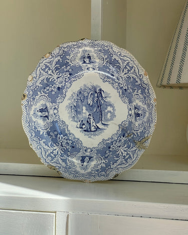 Antique wall plate - NEROLI