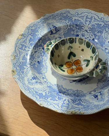 Antique wall plate - NEROLI