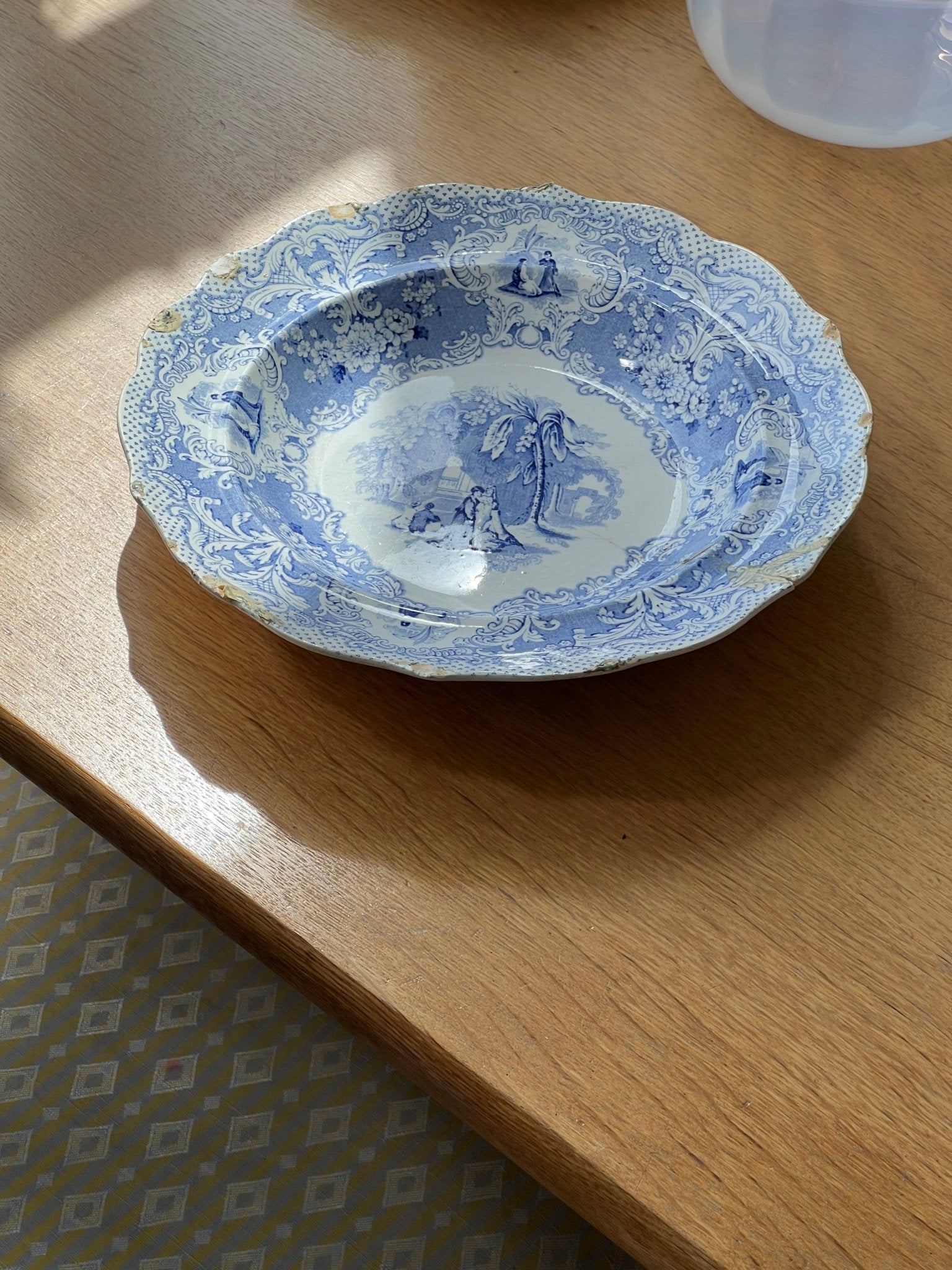 Antique wall plate - NEROLI
