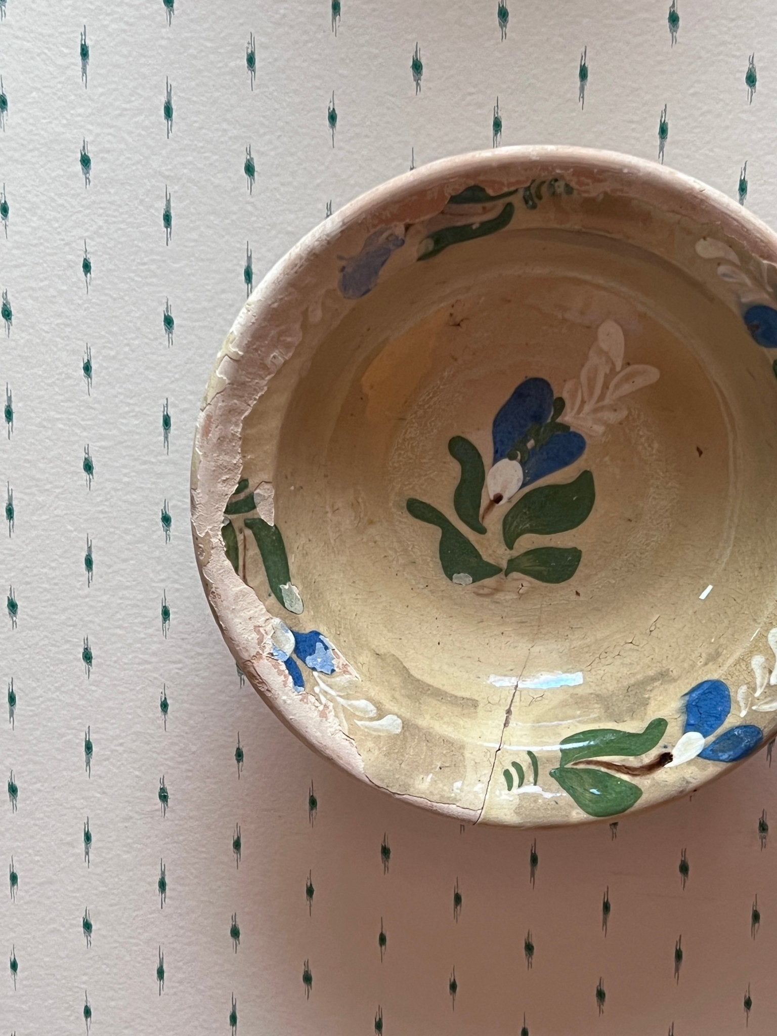 Antique wall plate - NEROLI