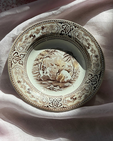 Antique wall plate - NEROLI