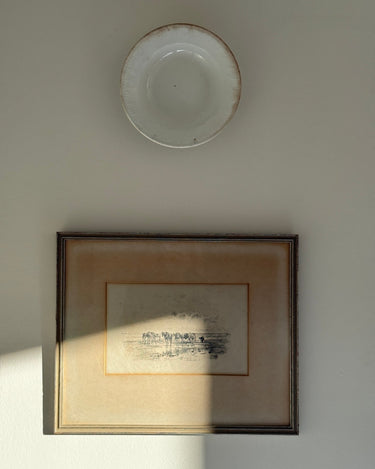 Antique wall plate - NEROLI