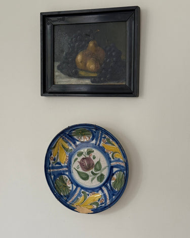 Antique wall platter - NEROLI