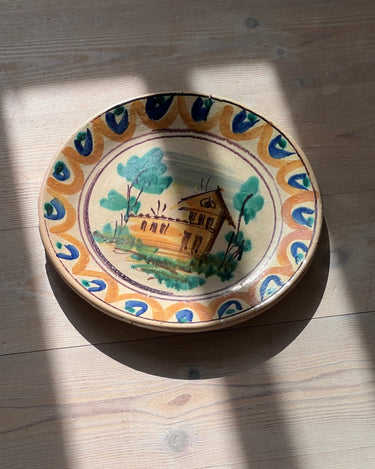 Antique wall platter - NEROLI