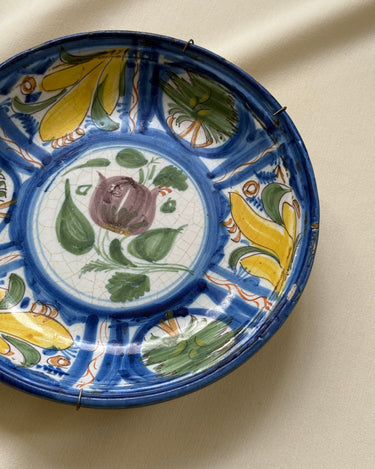 Antique wall platter - NEROLI