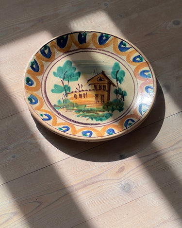 Antique wall platter - NEROLI