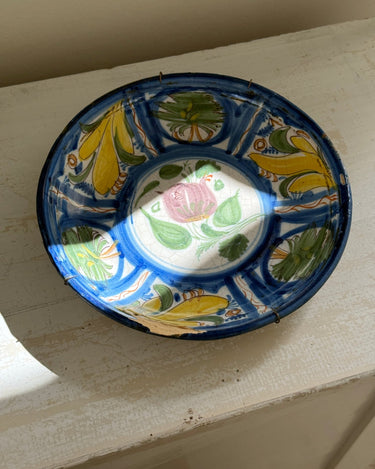 Antique wall platter - NEROLI