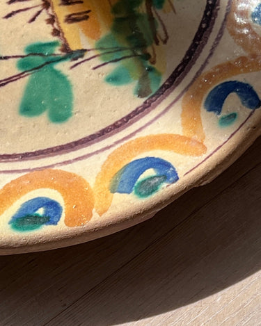 Antique wall platter - NEROLI