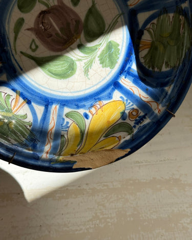 Antique wall platter - NEROLI