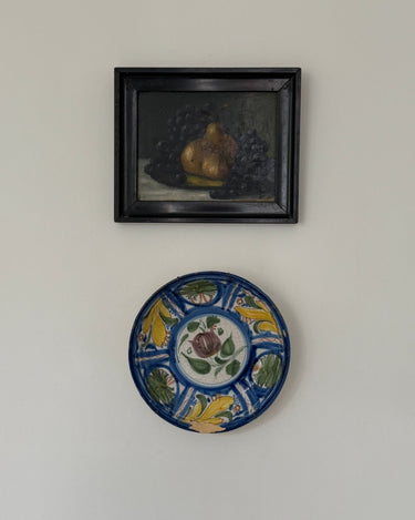 Antique wall platter - NEROLI