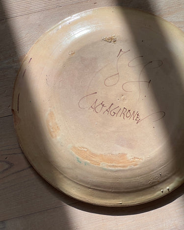 Antique wall platter - NEROLI