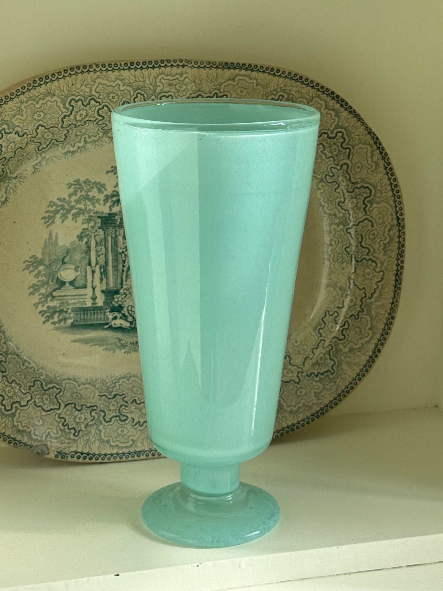 Aqua blue vase - NEROLI