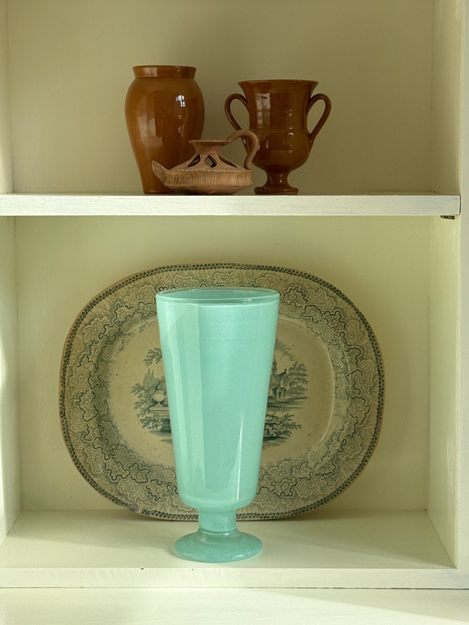 Aqua blue vase - NEROLI