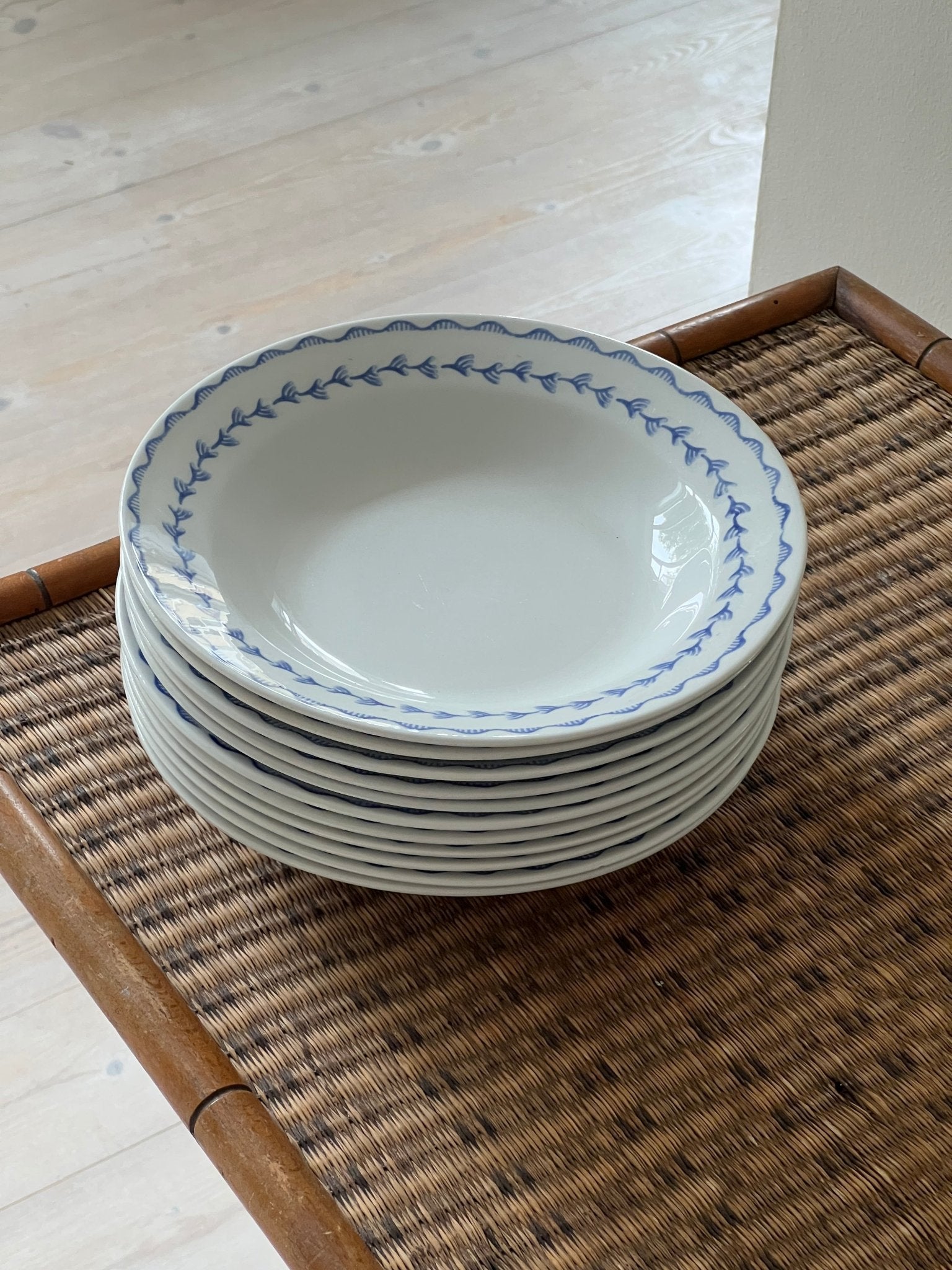 Arabia pasta plates (11 pcs) - NEROLI