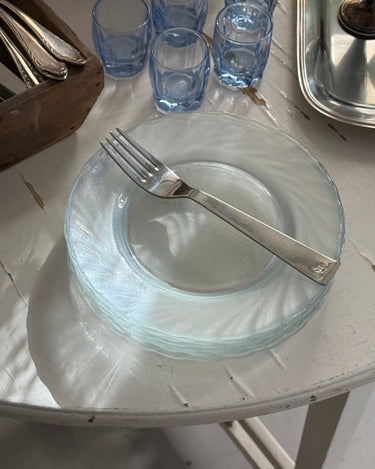 Arcoroc glass plates (7 pcs) - NEROLI