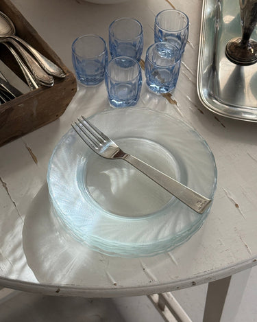 Arcoroc glass plates (7 pcs) - NEROLI