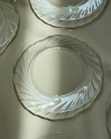 Arcoroc plates (8 pcs) - NEROLI