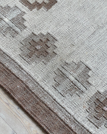 Beige flatweave rug - NEROLI