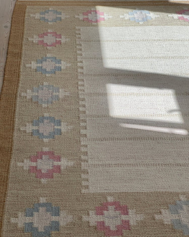Beige flatweave rug - NEROLI