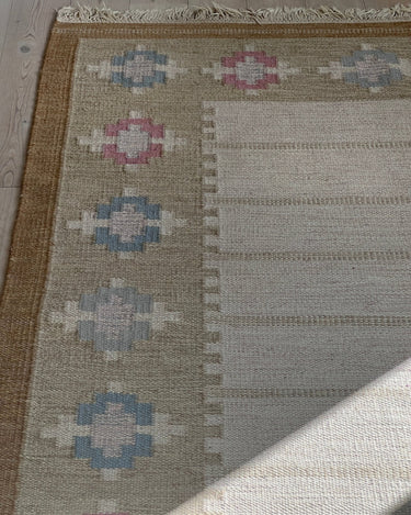 Beige flatweave rug - NEROLI
