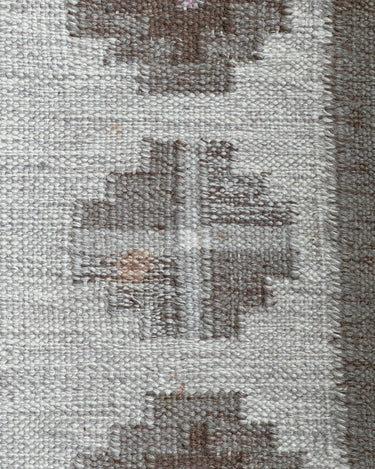 Beige flatweave rug - NEROLI