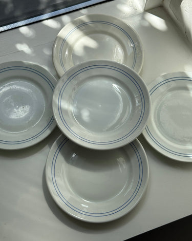 Bistro dinner plates (5 pcs) - NEROLI