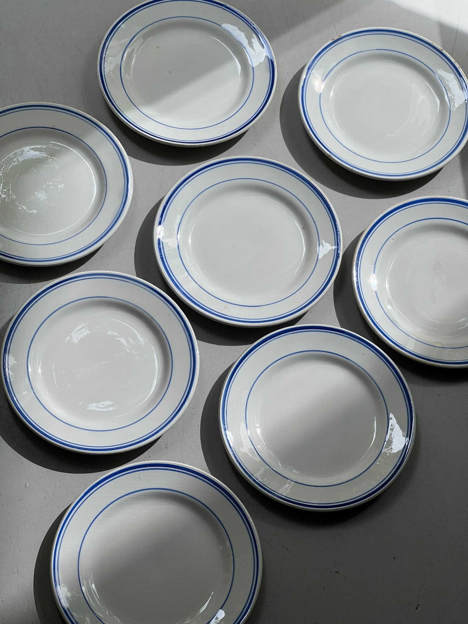 Bistro side plates (8 pcs) - NEROLI