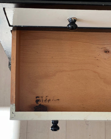 Black and white drawer - NEROLI