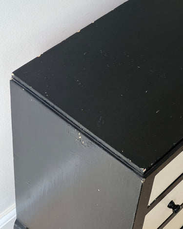 Black and white drawer - NEROLI