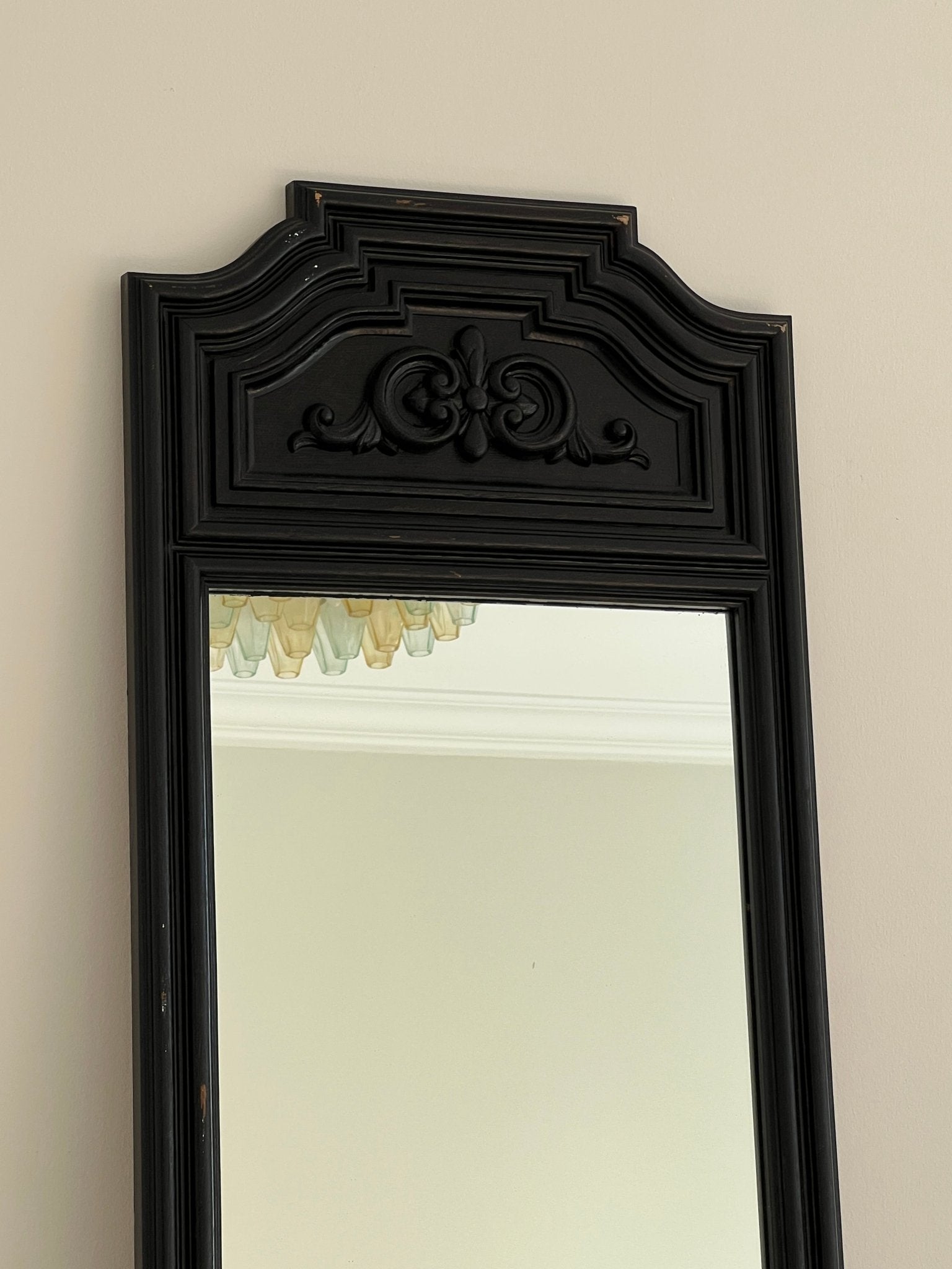 Black - painted mirror - NEROLI
