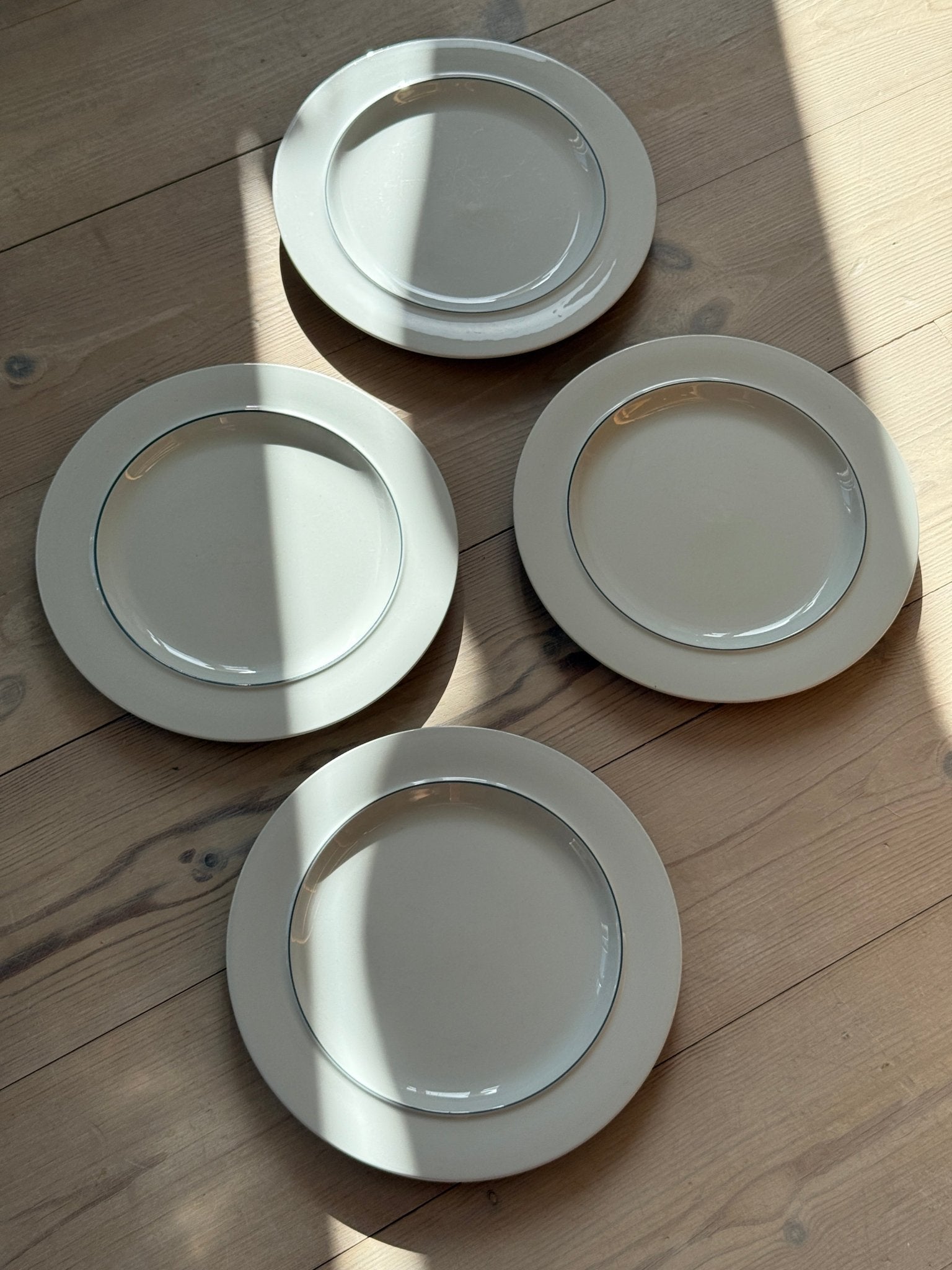 Blåkant dinner plates (4 pcs) - NEROLI