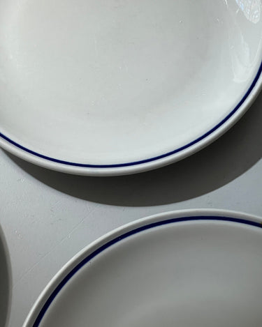 Blue bistro dinner plates (6 pcs) - NEROLI
