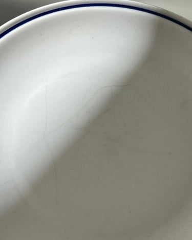 Blue bistro dinner plates (6 pcs) - NEROLI