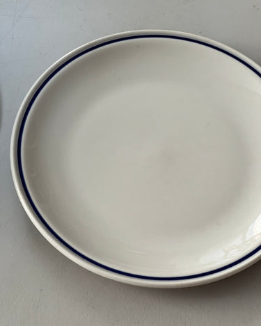 Blue bistro dinner plates (6 pcs) - NEROLI