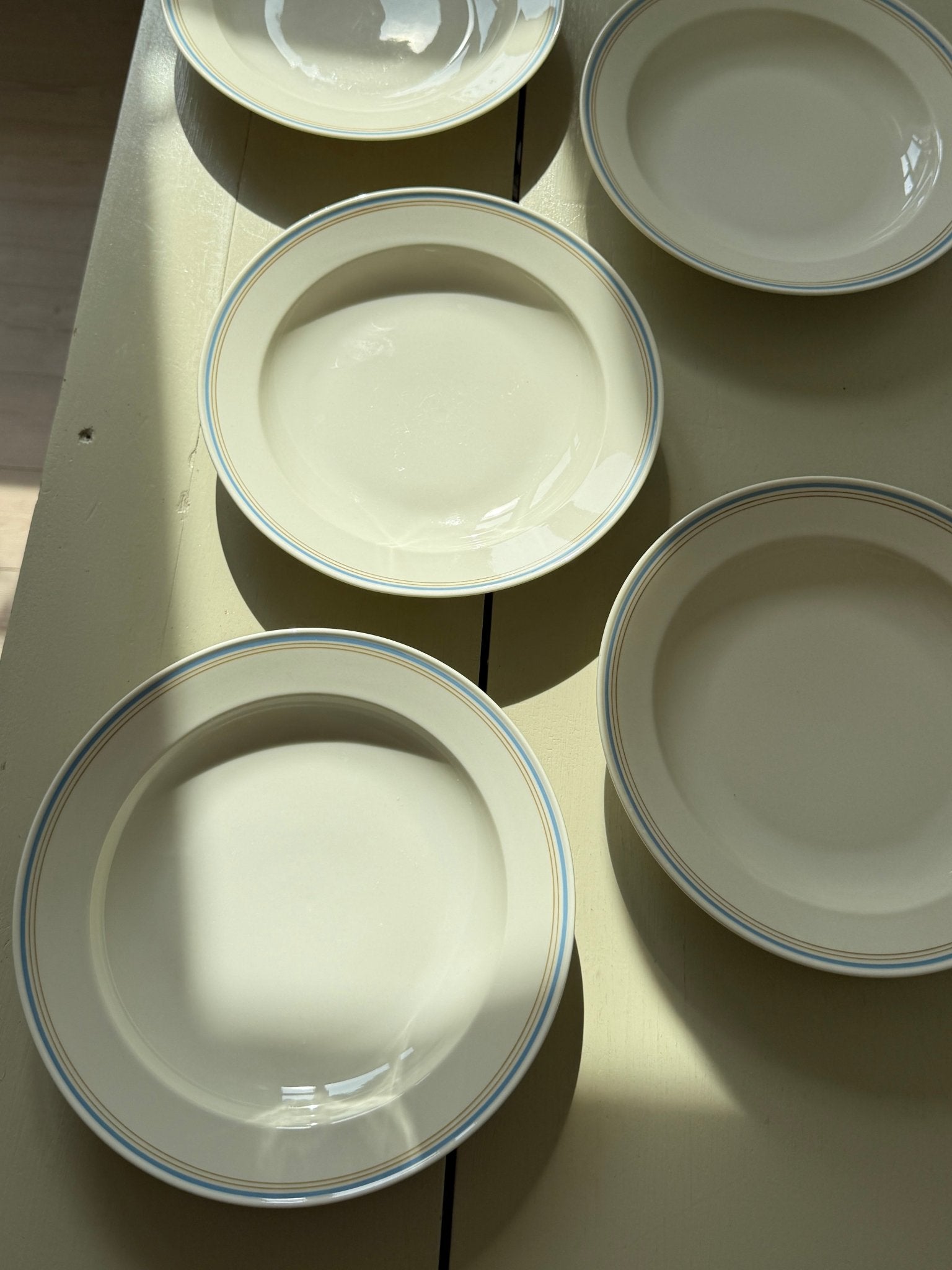 Blue bistro pasta plates (9 pcs) - NEROLI