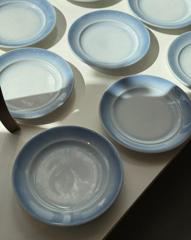 Blue cake plates - NEROLI
