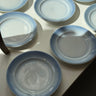 Blue cake plates - NEROLI