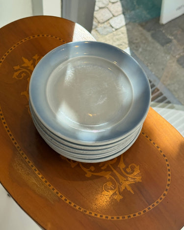 Blue cake plates - NEROLI