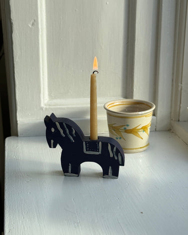 Blue candleholder - NEROLI