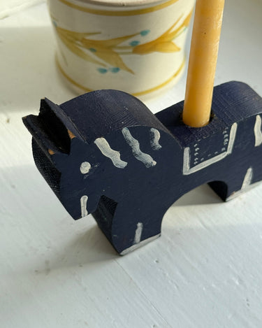 Blue candleholder - NEROLI