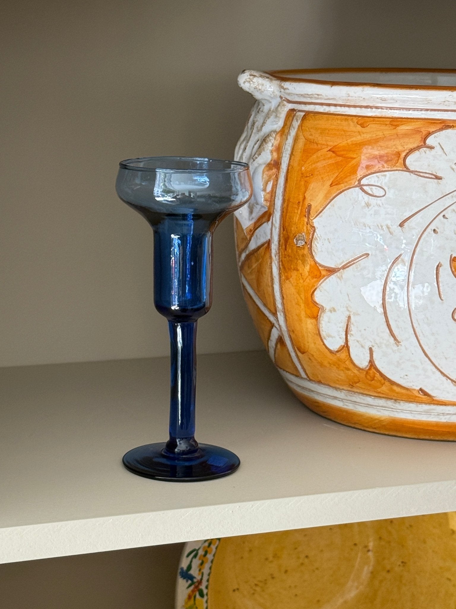 Blue candlestick - NEROLI